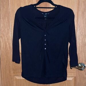 H&M Chic Junior’s Black Soft Top
